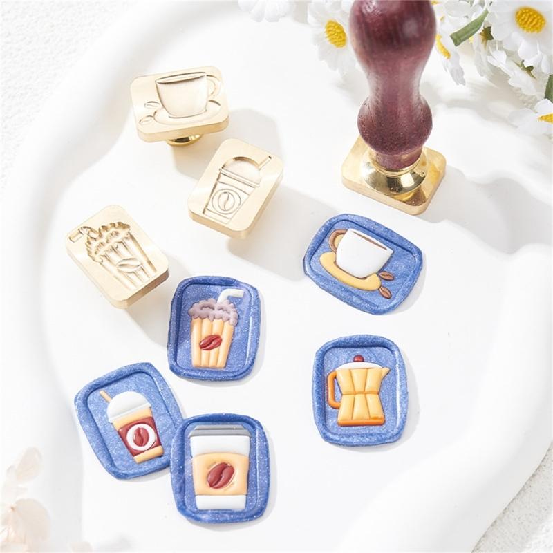 Тема напитков Металлическая головка для сургучной печати для открытки на День святого Валентина, открытки на день рождения, приглашений, конверта