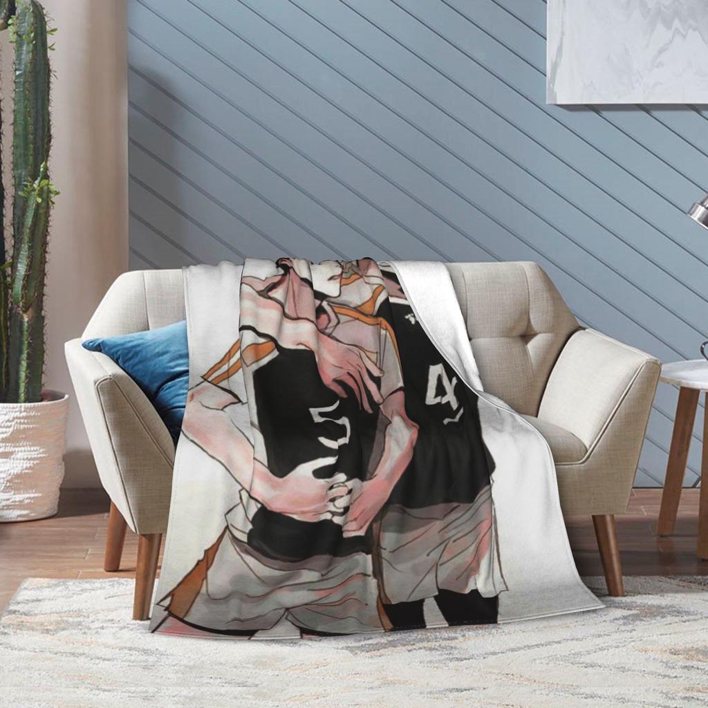 Haikyuu Bokuaka Одеяла Флис Украшение Карасуно Волейбол Кагеяма Супермягкое Плед для Дома Улицы Постельные Принадлежности Пледы