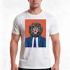 Mr Lions portrait TShirt Summer Casual Cotton Tee Oversized Streetwear Tops Vintage Graphic Print Loose Fit Short Sleeve