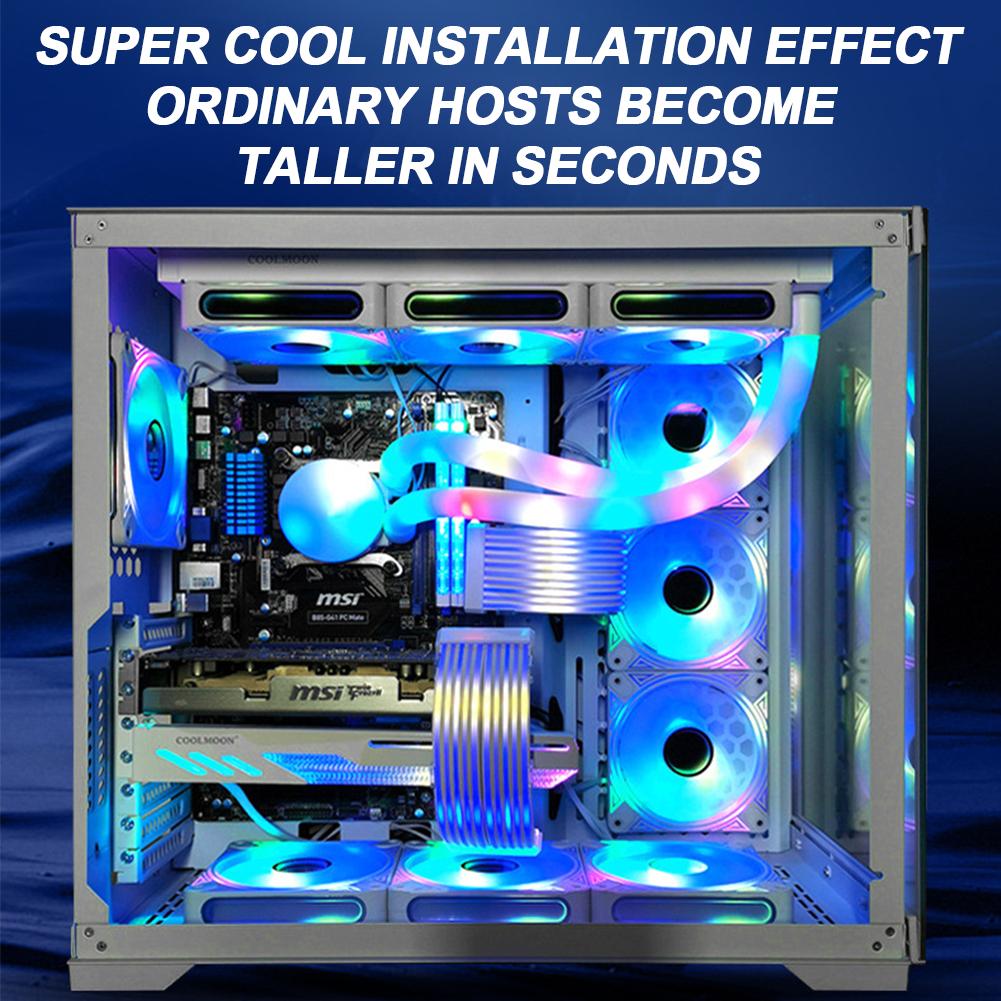 Кабели ARGB 5V 3Pin для синхронизации с ПК 8Pin 24Pin Удлинители RGB-кабелей для БП Гибкая светодиодная лента DIY-набор для блока питания компьютера