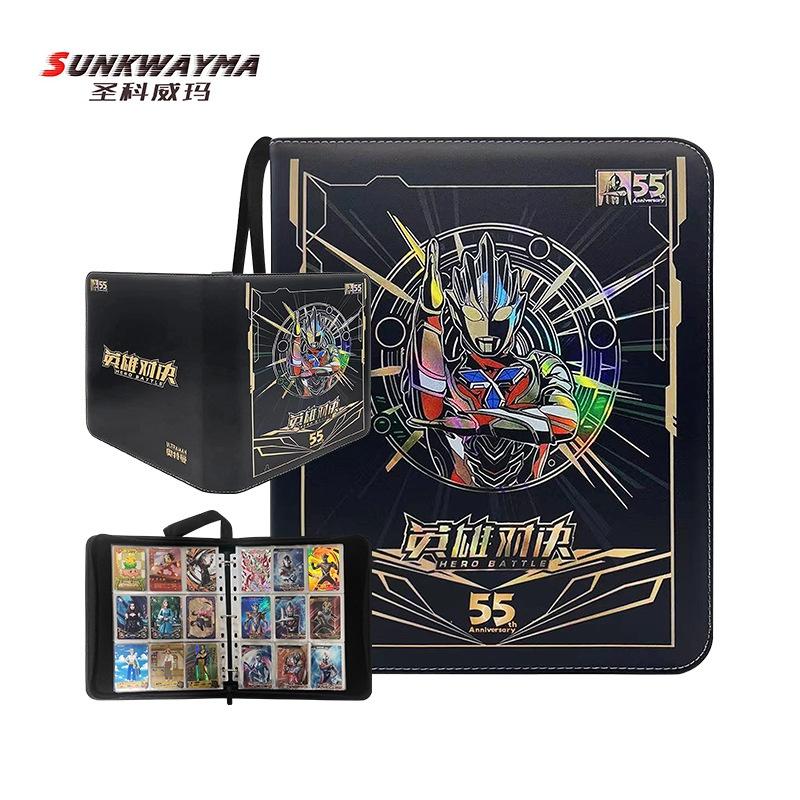 3x3 900 шт. держатель для карт Ultraman аниме-игровой переплет держатель для карт на молнии емкость книги для альбома R SR TGR GP папка для коллекционирования детские игрушки