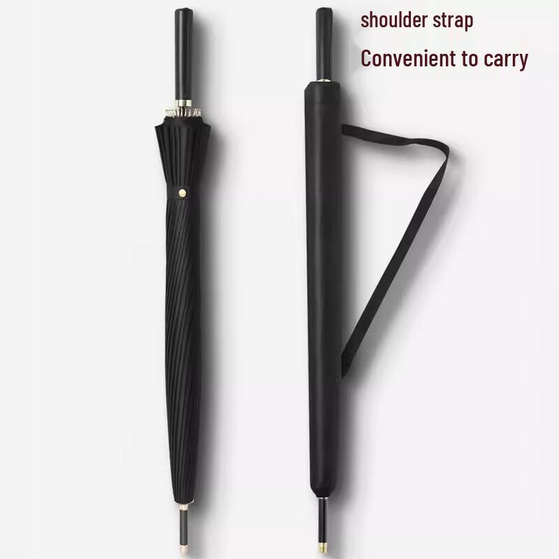 Прямой зонт-трость для гольфа Double Elephant с 24 спицами