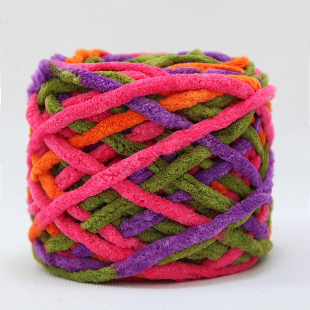 100g Acrylic Yarn Soft Braided Yarn Handmade Wool Crochet Yarn