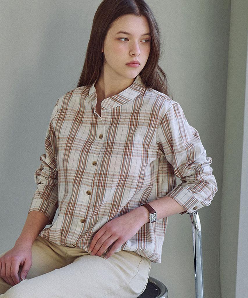 LUSIDA Red Check String Shirt