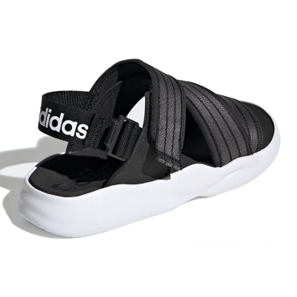 adidas Сандалии 90-х на липучке Повседневные Черный Серый Белый Сандалии 'Черный Серый Белый' Женские EG7647