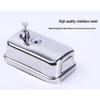 Heasdick 800ml Stainless Steel Wall-Mounted Manual Soap Dispenser