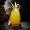 480ml 3D Relief Pineapple Cocktail Mug Creative INS Barware Mixed Wine Drinking Glass Beverage Juice Cup Smoothie Container Jar