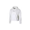 Comfortable Athletic Casual Hoodie Women Tops White 587148-02