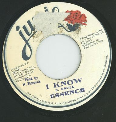 7-дюймовая пластинка ESSENCE 48 I Know NONE Junie Ямайка Регги Ска Даб Б/У