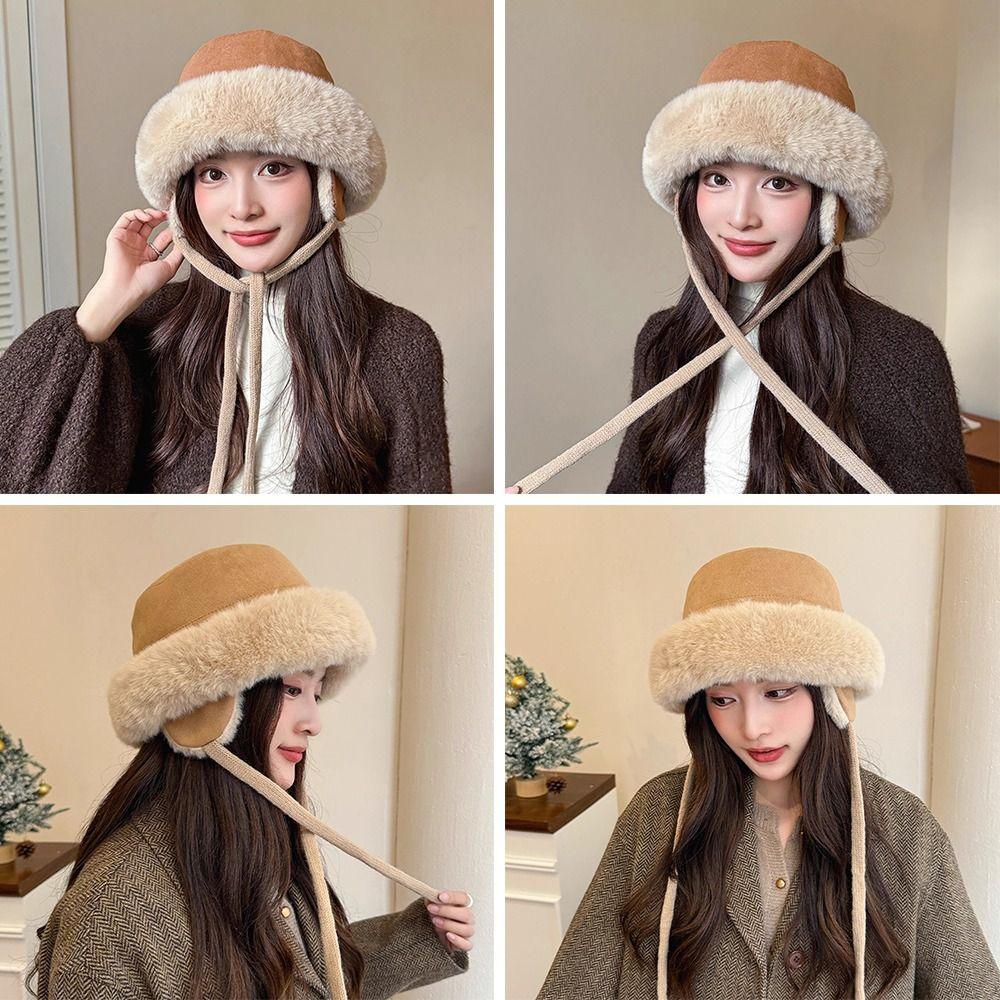 Thick Winter Cap Warm Ski Russian Cap Outdoors Earflap Bonnet for Men Women