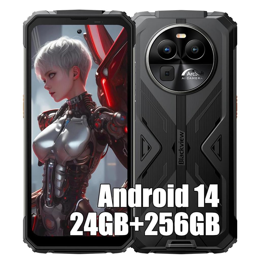 Refurbished Blackview BV8100 Smartphone 24GB RAM  256GB ROM MediaTek Helio G99 50MP Mobile Phone