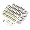 120pcs 30Set Fishing Set Safety  Clips Tail Rubber Tubes with Pins  Swivels Carp Fishing Terminal Tackle Tool
