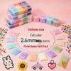 Набор пополнения бусин Perler 2,6 мм – 221 цвет, полный набор, пакеты по 10 г, бусины Fusion