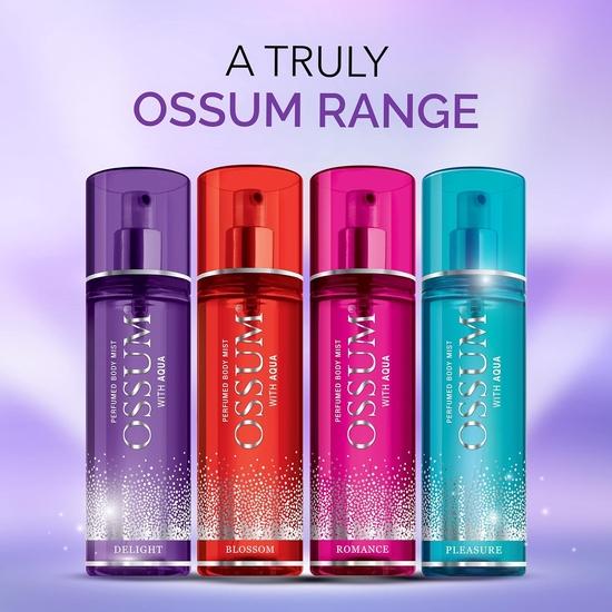 FOGG Ossum Delight, Perfume Body Mist With Aqua, Long-Lasting Freshness Spray For Women, 115Ml (Fresh)