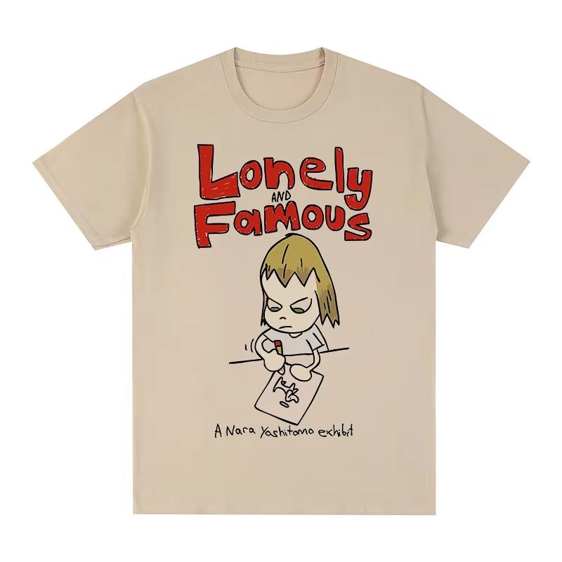 Yoshitomo Nara Lonely and Famous Tshirt Cotton Unisex T Shirt New TEE TSHIRT Womens Tops
