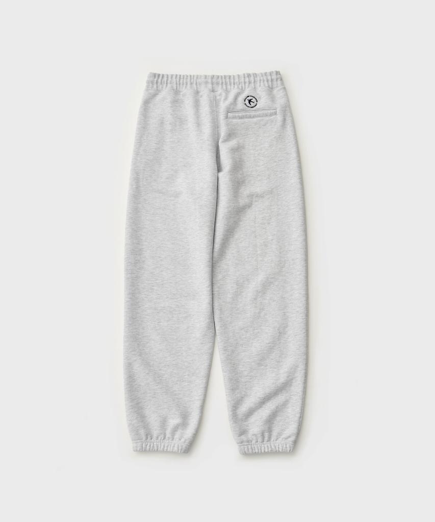 ANOTHER OFFICE Gymnasium Sweat Pants (White - Melange)