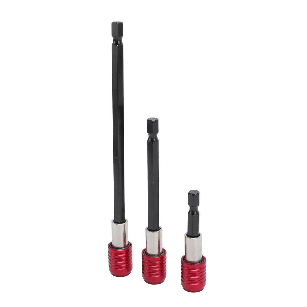 3PCS Set Drill Screwdriver Bit Extender 14 Inch Hex Shank 60mm 100mm 150mm Wood Spade Drill Bit
