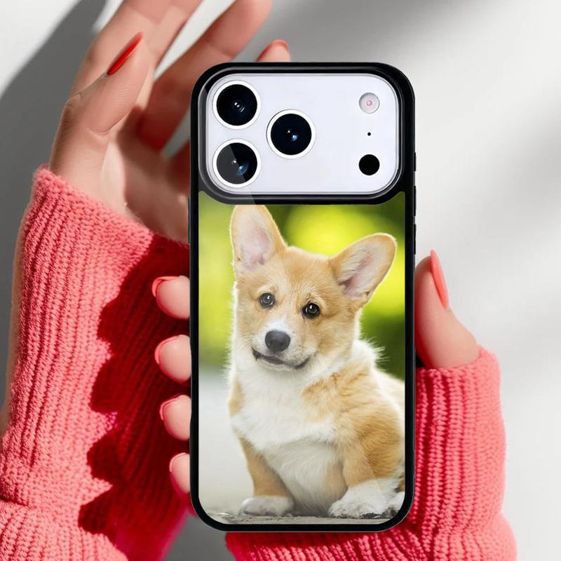 Чехол для телефона с корги Вельш-корги для iPhone 17 16 15 14 13 Pro Max Задняя крышка для 12 11 Pro Coque