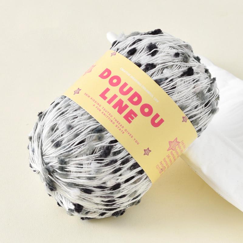 50 г/рулон Разноцветные точки разноцветные для свитера шарфа своими руками ручная вязка мягкая и удобная мохеровая пряжа радужная нить