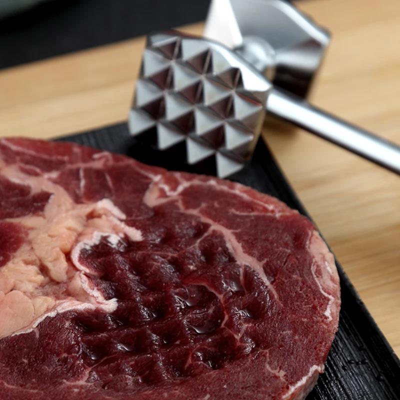 Cutlet Steak Special Meat Hammer 2-sided Meat Tenderizers Multifunctional Tender Meat Tools Breaking Tendons Kitchen Utensil 4