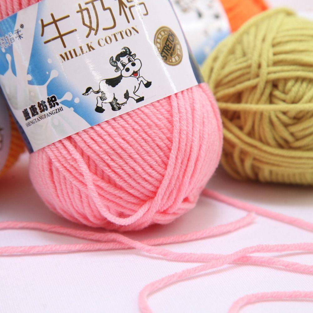Cotton Wool Yarn DIY Cotton Yarn Warm Milk Cotton  Sofa Cushion