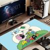 Barbapapa Poster Mouse Pad, Large Gaming Desk Mat, Non-slip XXL Mousepad for Laptop & Tablet, Mini PC Playmat with Stitched Edges
