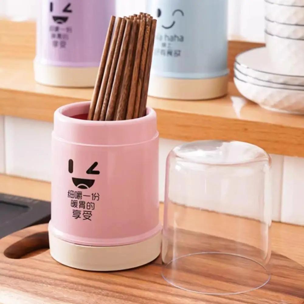 Пылезащитный чехол Подставка для палочек для еды Съемный держатель для палочек для еды и ложек Кухонная посуда