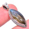 Natural Labradorite Gemstone 925 Solid Sterling Silver Gift Pendant 1.34" H4h33