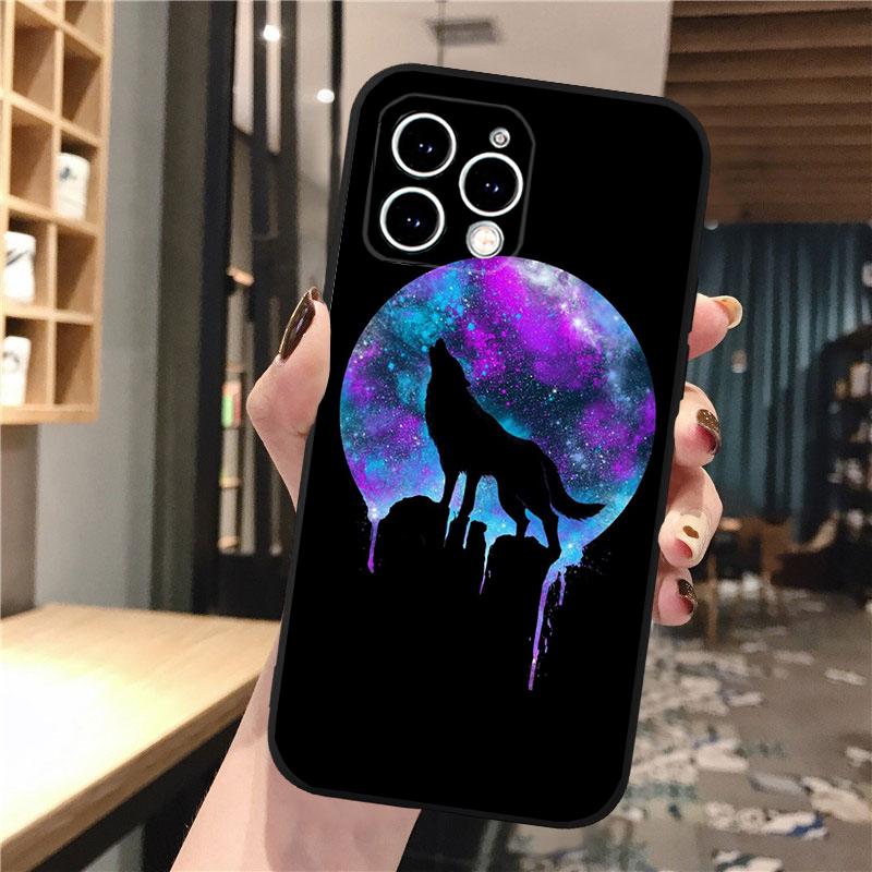 Чехол для телефона Carcasa Funda Для iPhone 17 Pro Max 17 Air 16 15 14 13 Pro Max 15 16 Pro 15Plus Животное Волк
