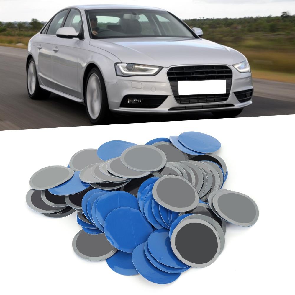 80PCS/36PCS Clear Plastic Tub Tire Repair Patch Rubber Tubeless Tire Patch Tire Tread Repair