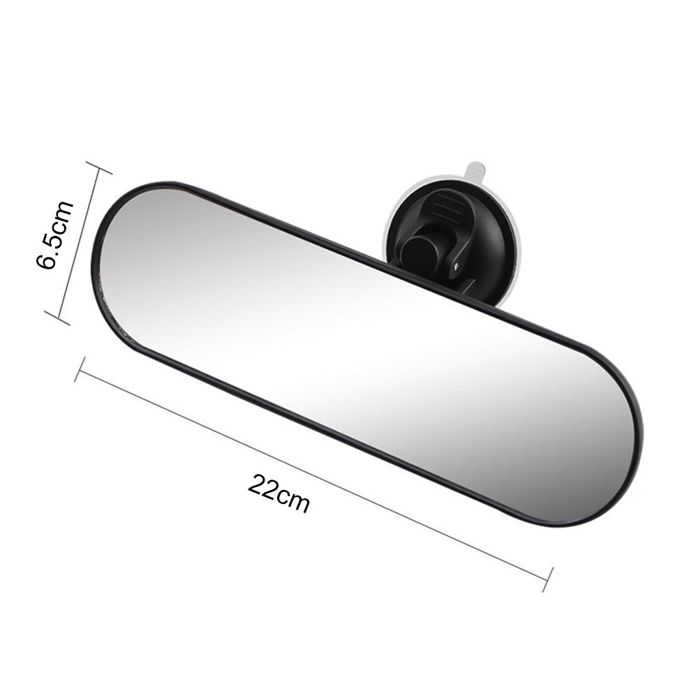 Rear View Mirror, Universal Car Truck Mirror Interior RearView Mirror Suction Cup, 220*65mm