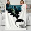 Series T-TheUmbrellaAcademy Throw Flannel Blanket Perfect for Sofa Office Bed Travel Sleep Read Relax Camping four season use