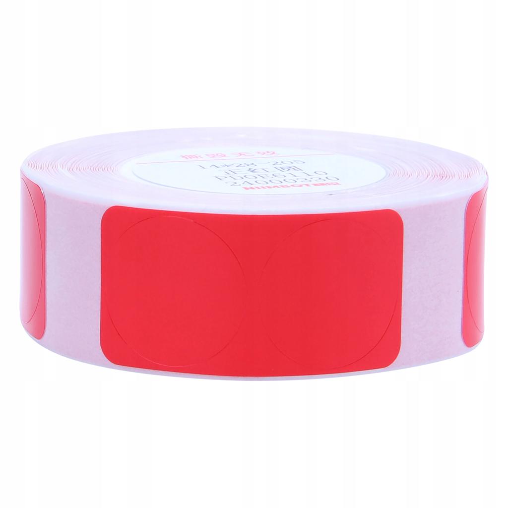Niimbot Labels Stickers Round Red 14X28Mm Double 205X For D Series