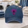 GANGSTER HipHop Washed Baseball Cap  Adjustable Lightweight Dad Hat for Parties Fashion Birthdays  Outdoor