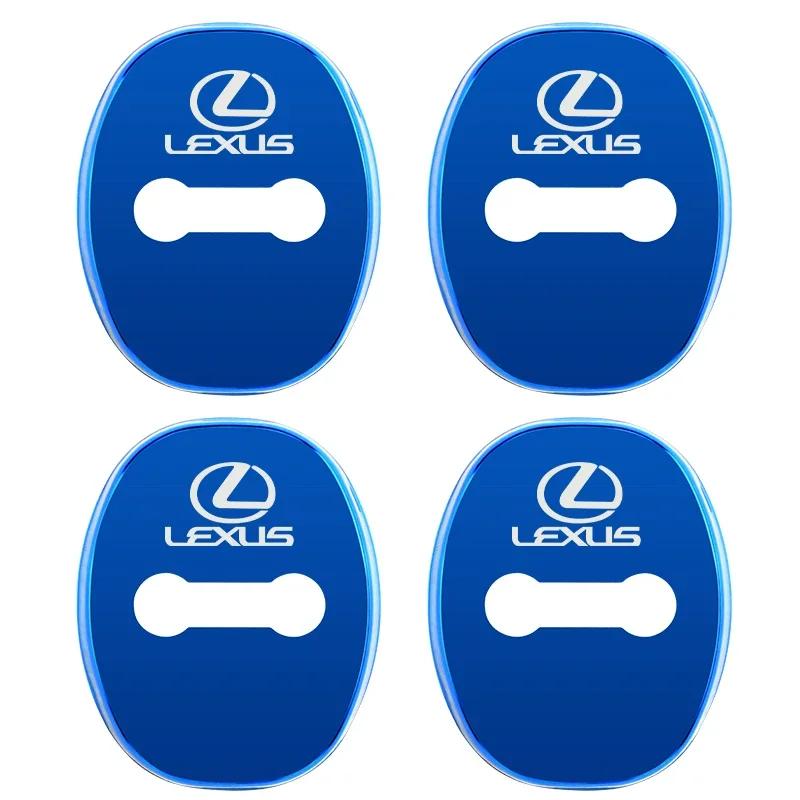 2026 Hot Interior Stickers For Lexus RX350 IS300 ES350 IS250 CT200H IS NX ES GS350 NX200T RX GX GX460 4pcs Stainless Steel Car D