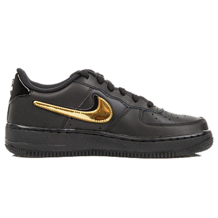 Nike Air Force 1 LV8 3 'Съемный Swoosh - Черный' GS AR7446-001