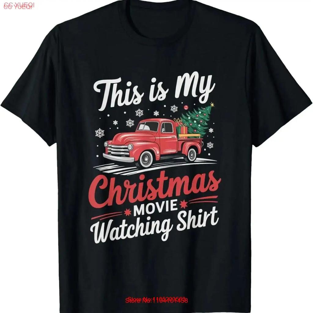 This Is My Christmas Movie Watching T Shirt Vintage Casual Breathable Unisex Stylish Slightly Homme Versatile Fashion