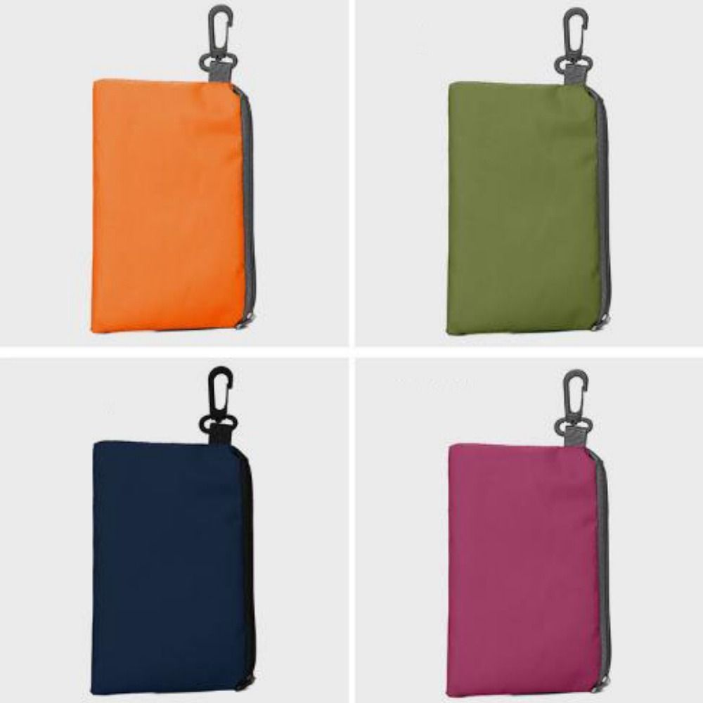 Pure Color Swimming Bag Pouch with Hook Zipper Camping Hiking Storage Bag New Pocket Pouch
