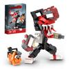 Новинка в наборе строительных блоков Chainsawed Man High-End Brickheadz, мультяшные фигурки, персонажи Denji и Dog, игрушечные кирпичи для детей в подарок