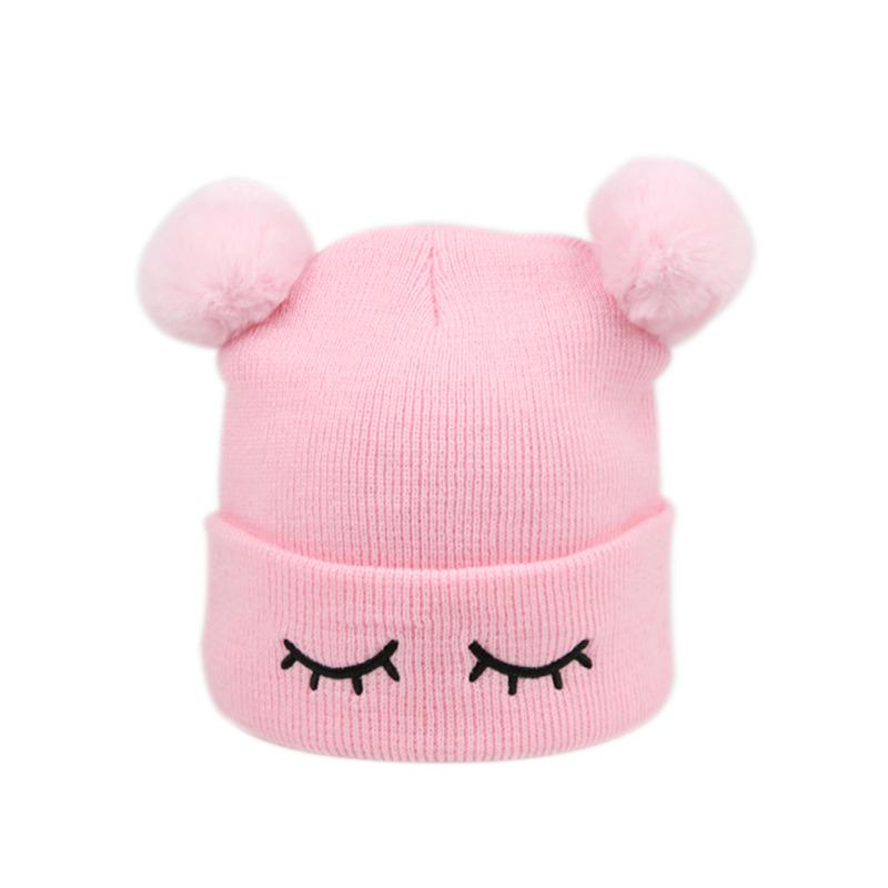 Cute Baby Hats Toddler Kids Boys Girls Knitted Crochet Beanie Winter Warm Cap