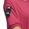 adidas Футболка с коротким рукавом и круглым вырезом с логотипом, женская, розовая GP0342