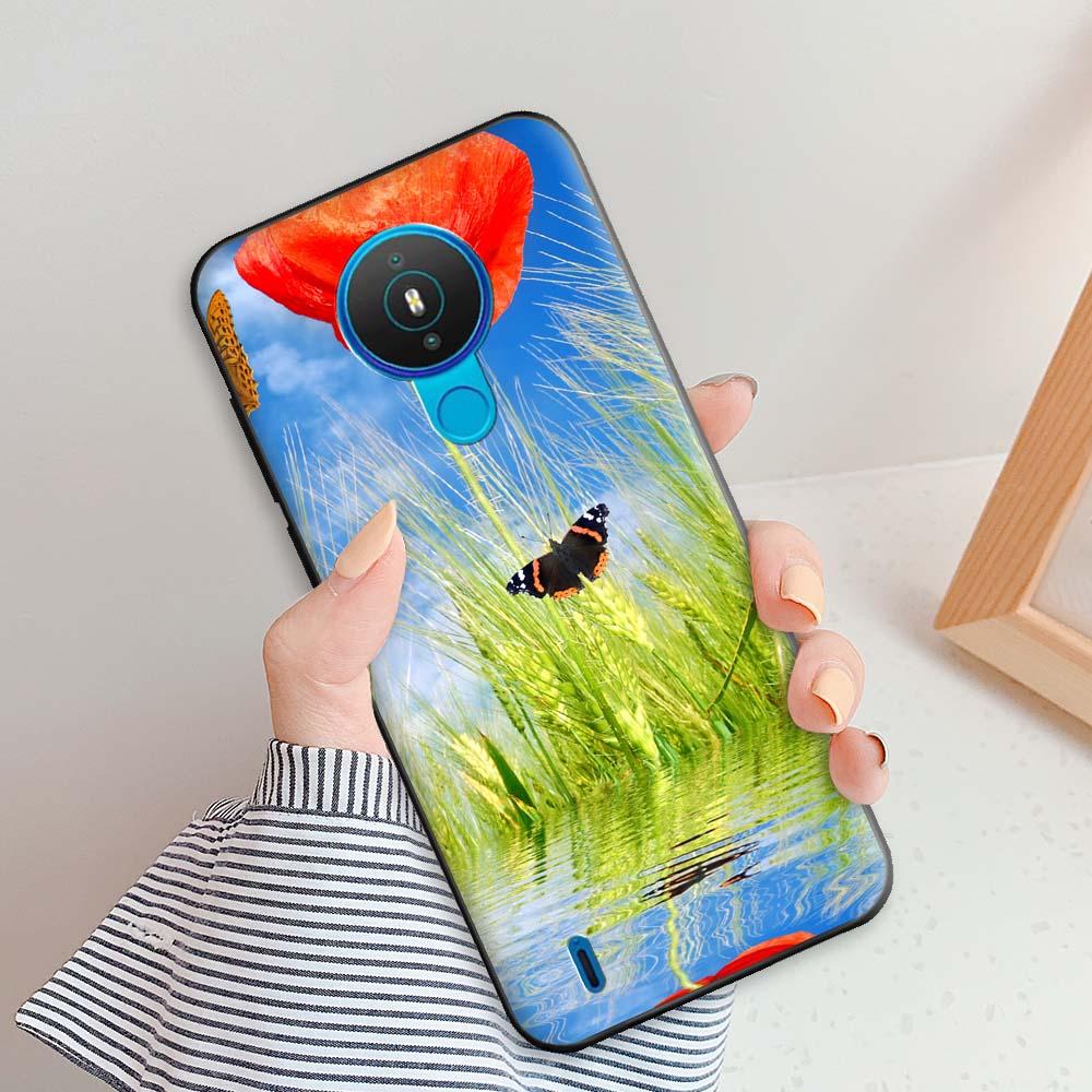 Для Nokia 1.4 Чехол Nokia 3.4 Модные Мраморные Чехлы Для Nokia 7.2 Nokia 5.4 Nokia 6.2 Защитный Силиконовый Задний Чехол Корпус Бампер