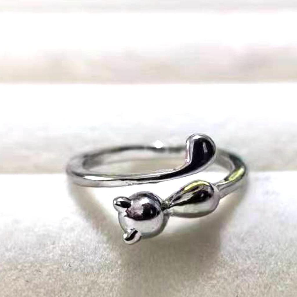 Преувеличенное ретро тайское серебряное кольцо-череп - Регулируемое открытое мужское кольцо