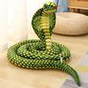 Simulation Giant Plush Toys Stuffed Animal Cobra Plush Toy Snake Cute Soft Doll Snake Stuffed Pillows For Child Birthday Gifts