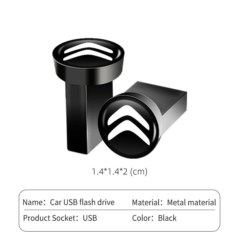 Автомобильная музыкальная U-диск USB-флешка Накопитель Памяти Для Citroen C4 C3 C5 C1 C2 Berlingo Celysee Cactus Picasso Aircross Grand
