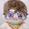 Lensless Plush Doll Eyeglasses Round Frame Doll Accessories Creative Doll Glasses  for 20cm Dolls