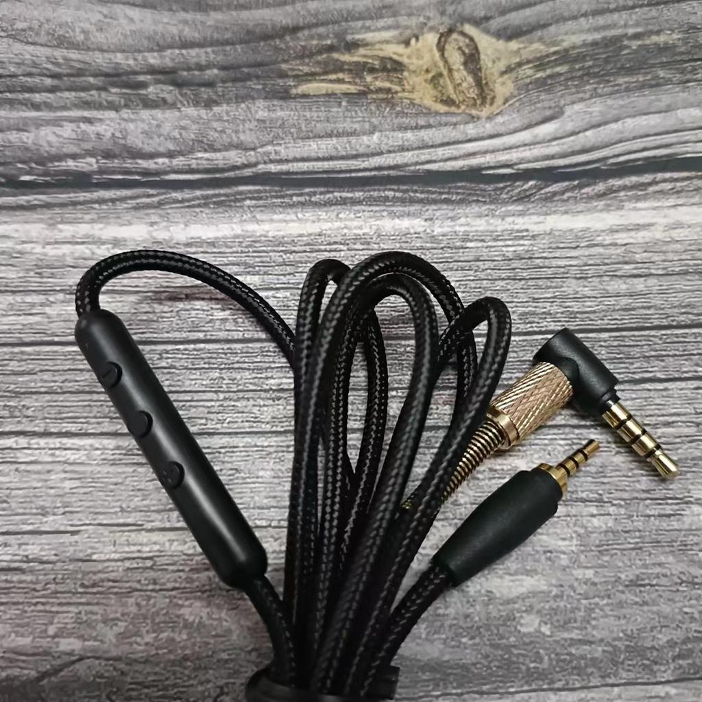 Высококачественный аудиокабель Для гарнитуры Sennheiser Urbanite Штекер 3,5 мм на 2,5 мм с микрофоном плетеный провод