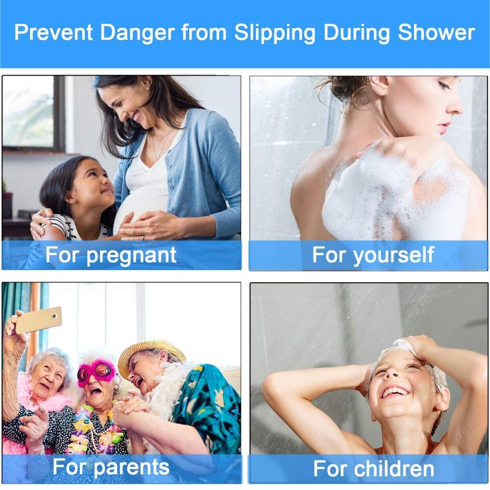 Нескользящий коврик для душа с присосками Секторный резиновый угловой Противоплесневый коврик для ванной Безопасная напольная подкладка Коврик для ванной Коврик для ванной