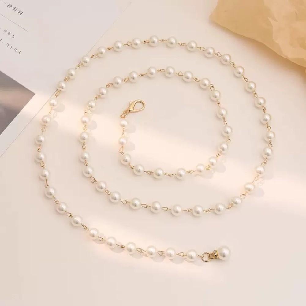 Adjustable Belly Chain Dress Accessory Hip Chain Fashion Pearl Waist Chains Birthday Gift