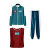 Calamari Games Cosplay Costume Three-piece Set Sweatshirt Tracksuit Set Jacket Vest Pants Unisex Sweatshirts Sports Suit for Adult Kids